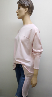 Tunikové tričko - světle růřové