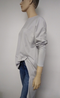 Tunikové tričko - světle béžové