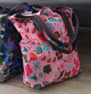 Oboustranná taška růžová